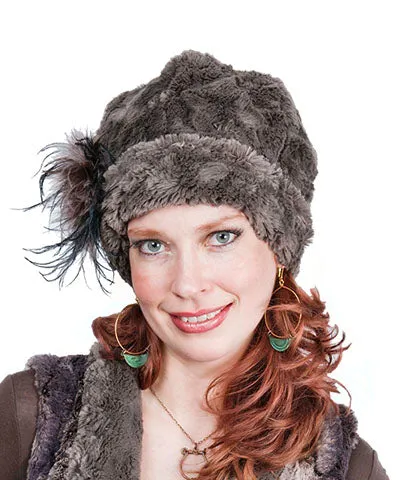 Women's Beanie Hat, Reversible and Faux Fur - Cuddly Faux Furs