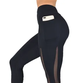 Women's Mesh Pocket Yoga Pants