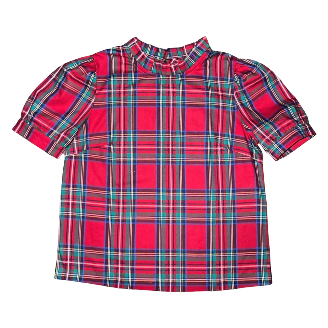 Women's Tillie Top V1- Tybee Tartan Plaid