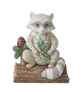 Woodland Raccoon w/Pinecone